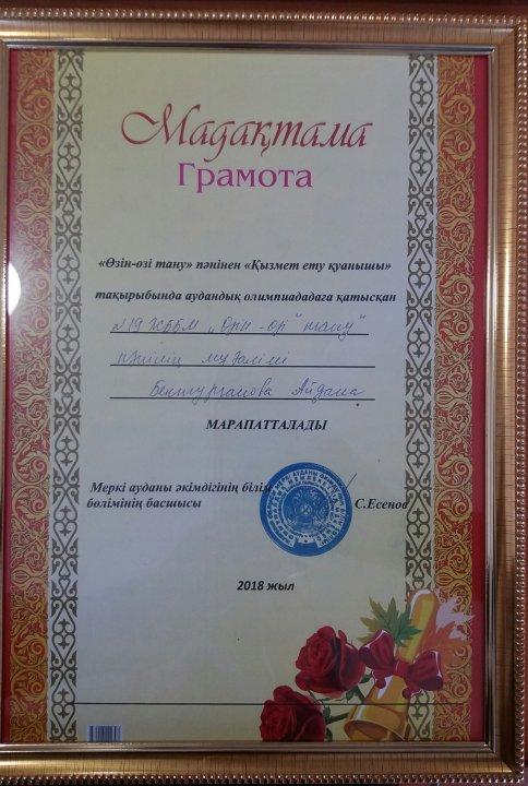 Мұғалімдер жетістіктері