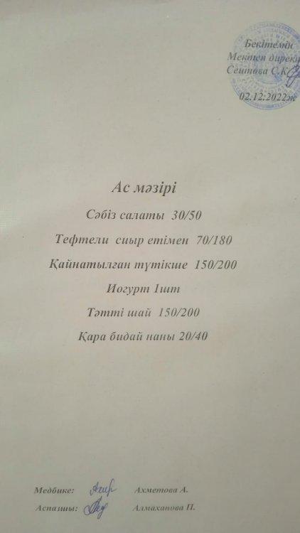 02.12.2022 ж. Ас мәзірі