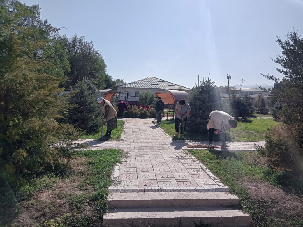 "Аудандағы елді мекендерді абаттандыру, көгалдандыру және санитарлық тазалықты қамтамасыз ету