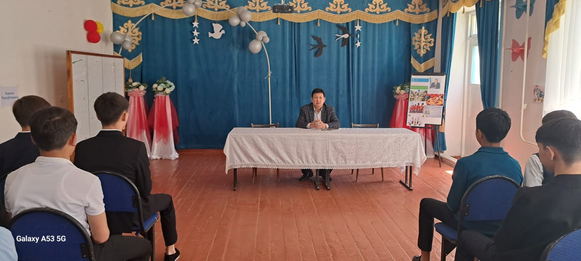 «Кәмелетке толмағандар арасында әлімжеттік көрсету, бопсалаудың алдын алу» тақырыбында түсіндірме жұмысы өткізілді.